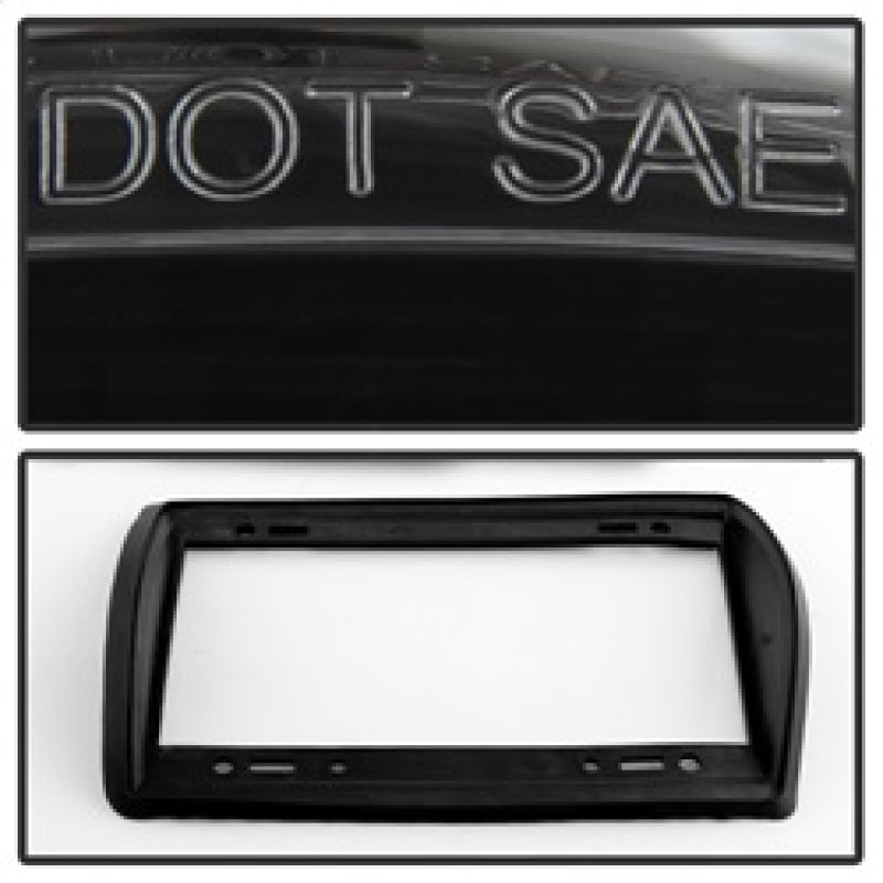FR SPORT Spyder Ford Excursion 00-06/Econoline 150/250/350/450/550 95-06 Euro Tail Lights Blk...