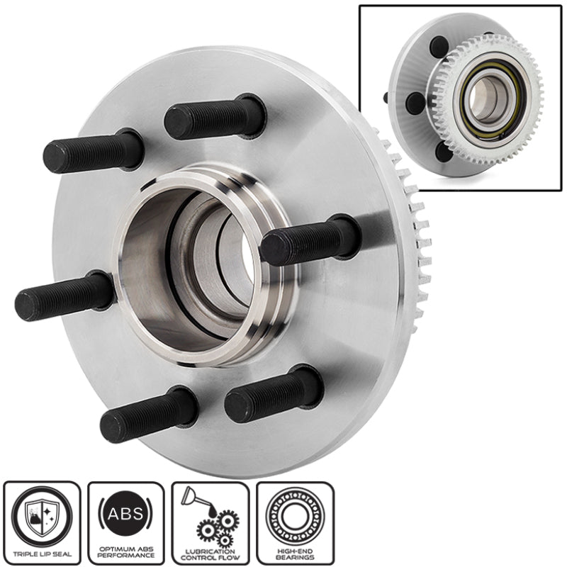FR SPORT SPYDER xTune Wheel Bearing & Hub Front for 1997-04 Dodge Dakota 2WD 4 Wheel ABS...