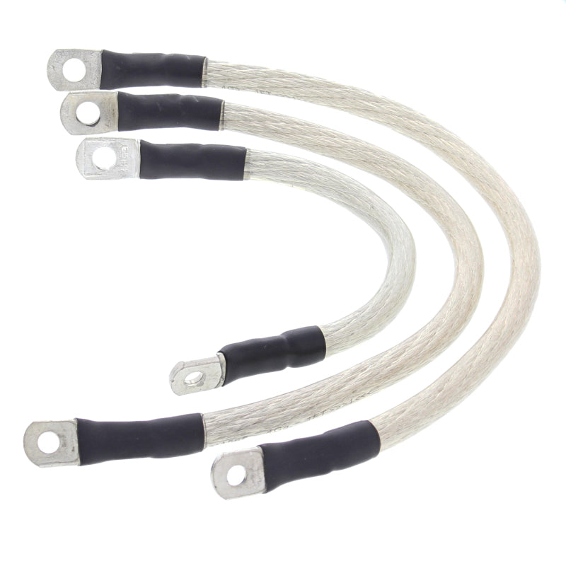 All Balls Racing 04-06 Harley FXD Super Glide Battery Cable Kit Clear 79-3013