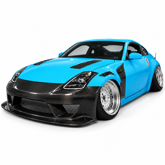 Dry Carbon Fiber Front Bumper for Infiniti G35 VQ35