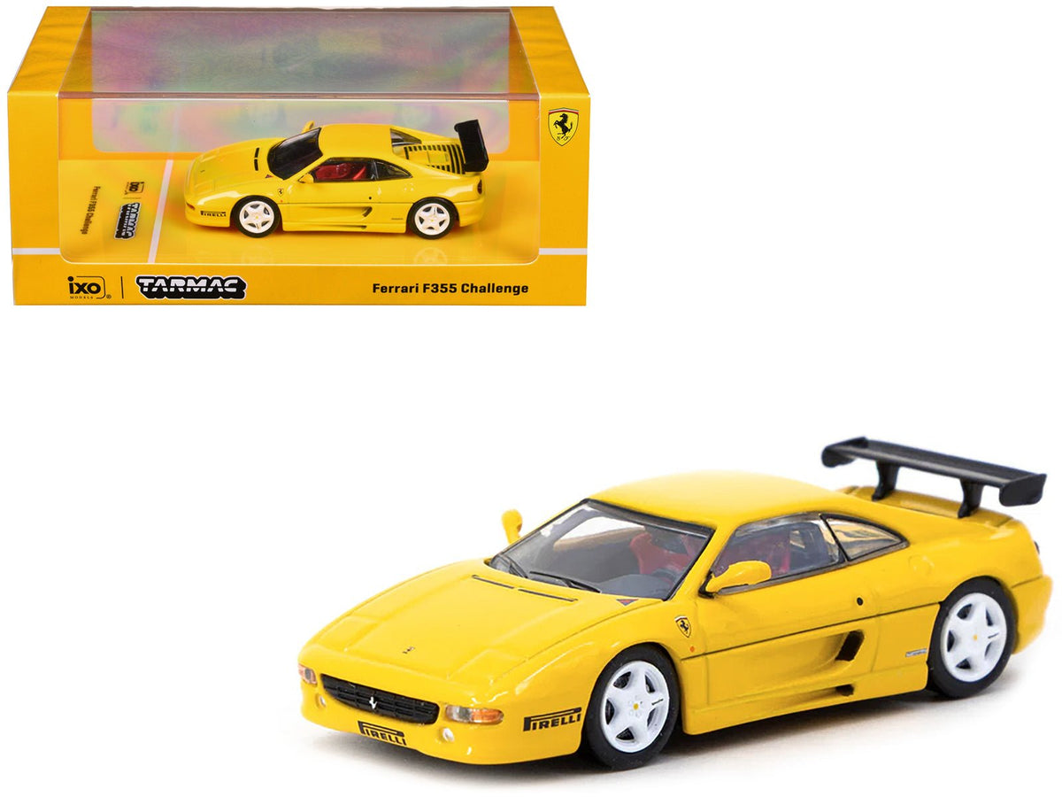 Rapid Vehicles Ferrari F355 Challenge Yellow "Road64" Series 1/64 Diecast Model Car by Tarmac...