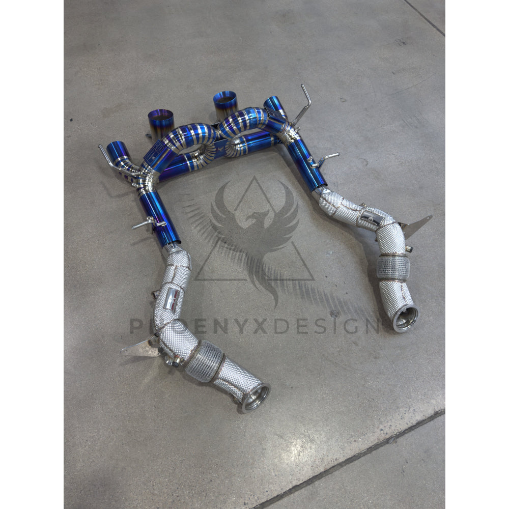 Ferrari F8 | Phoenyx Design Titanium Exhaust System