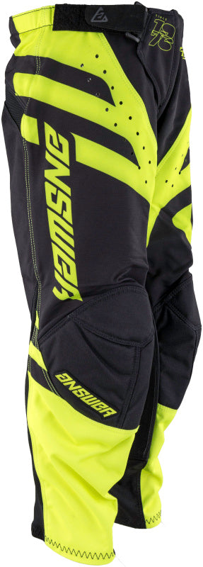 Answer 24 Arkon Nitrus Pants Black/Hyper Acid Youth Size - 18 442644