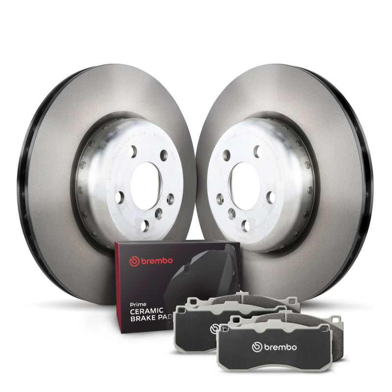 Brembo OE 08-10 BMW 535i/04-05 545i/06-10 550i/04-05 645Ci/06-10 650i Front Disc Brake Kit KT00C08
