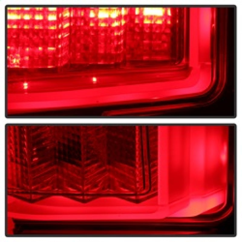 Spyder Ford F150 2015-2017 Light Bar LED Tail Lights - Red Clear ALT-YD-FF15015-LBLED-RC 5083692