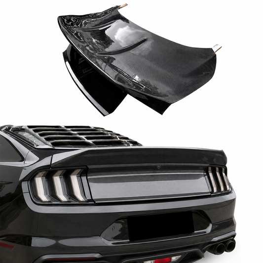 Dry Carbon Fiber Rear Trunk Lid for Ford Mustang GT
