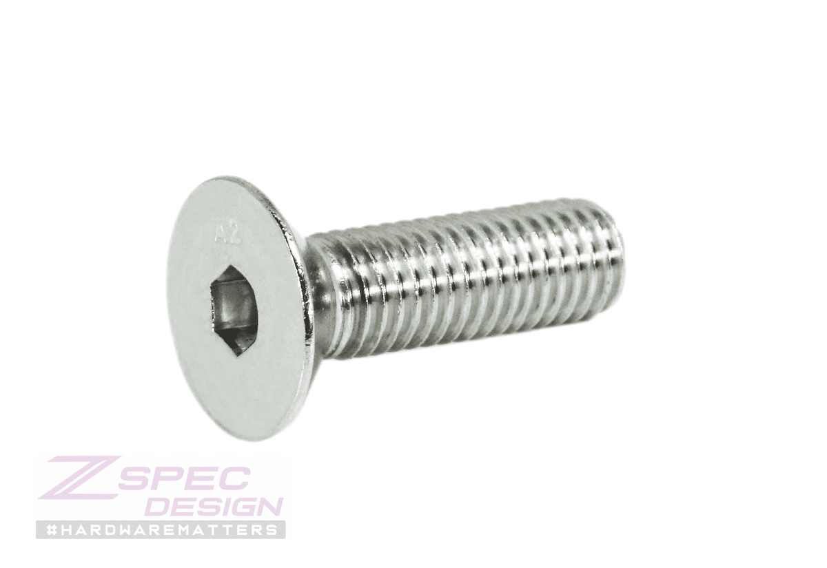 ZSPEC M10-1.5x35mm Flat-Head FHSC Fasteners, Stainless, Per Each