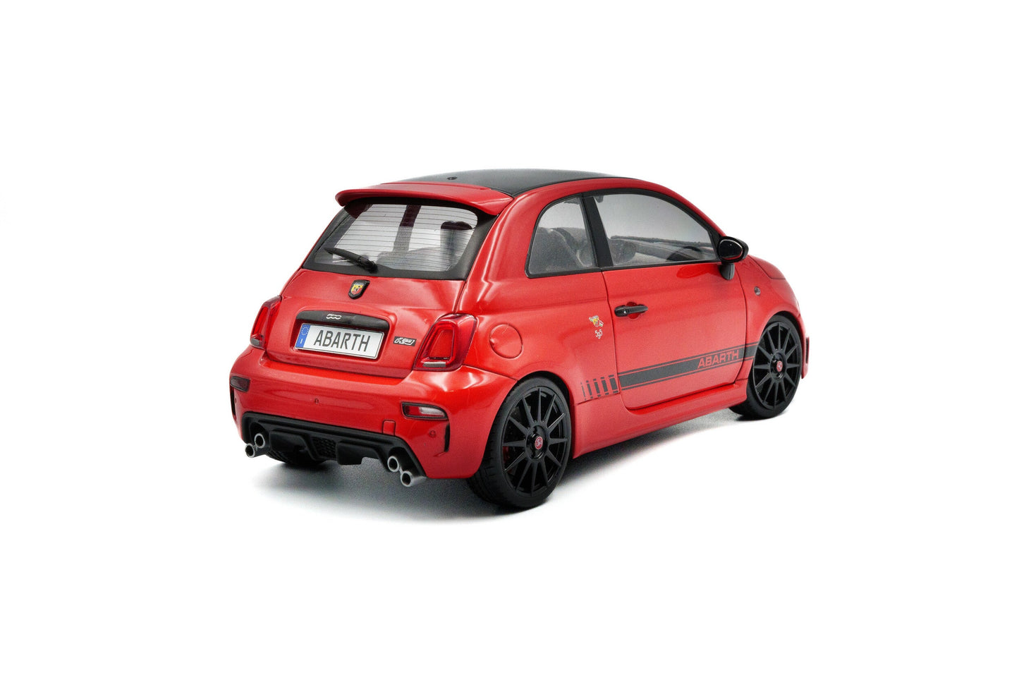 Solido 2022 Fiat 595 (Nuovo 500) Abarth Rosso Maranello Red 1:18