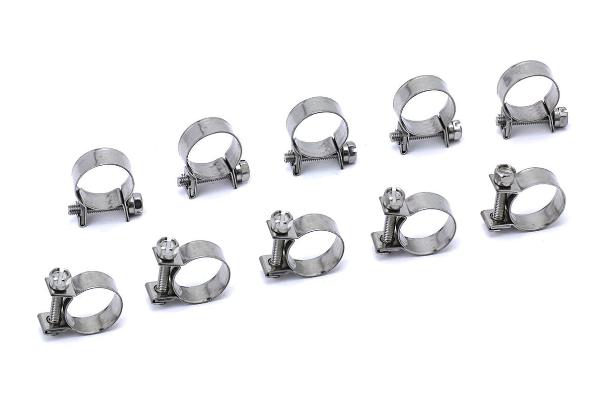 FR SPORT HPS Performance Products HPS Size # 16 Stainless Steel 3/8" Fuel Injection Hose Clamp,...