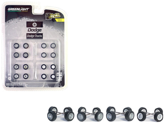 Rapid Vehicles "First Generation (1981-93) Dodge Trucks" Wheels and Tires Multipack Set of 24...