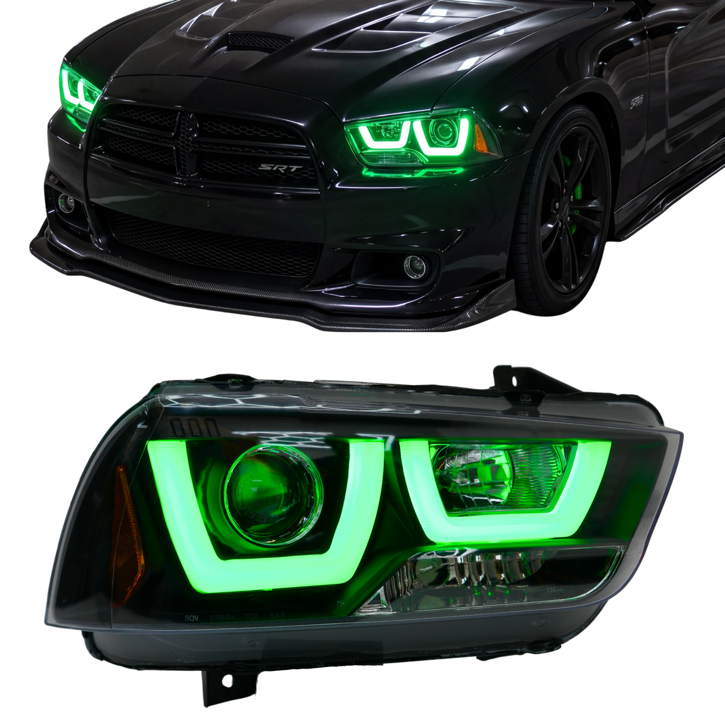 Dodge Charger Spec-D Multicolor Flow DRL Boards (2011-2014)