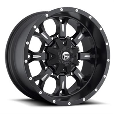 Fuel Off-Road Krank D517 Series Matte Black with Milled Accents Wheels - D51720009845