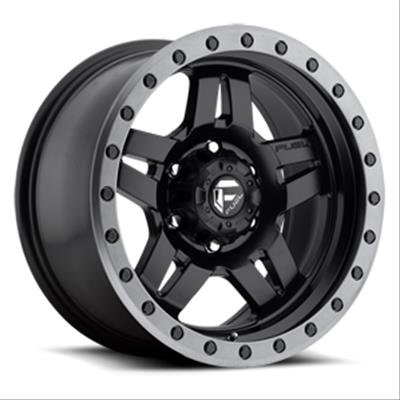 Fuel Off-Road Anza D557 Series Matte Black with Anthracite Ring Wheels - D55715806537