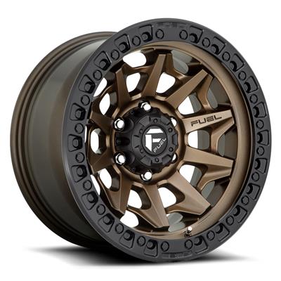 Fuel Off-Road Covert D696 Matte Bronze Wheels with Black RIng - D69618908945