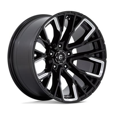 Fuel Off-Road Rebar D849 Gloss Black Milled Wheels - D84920008947