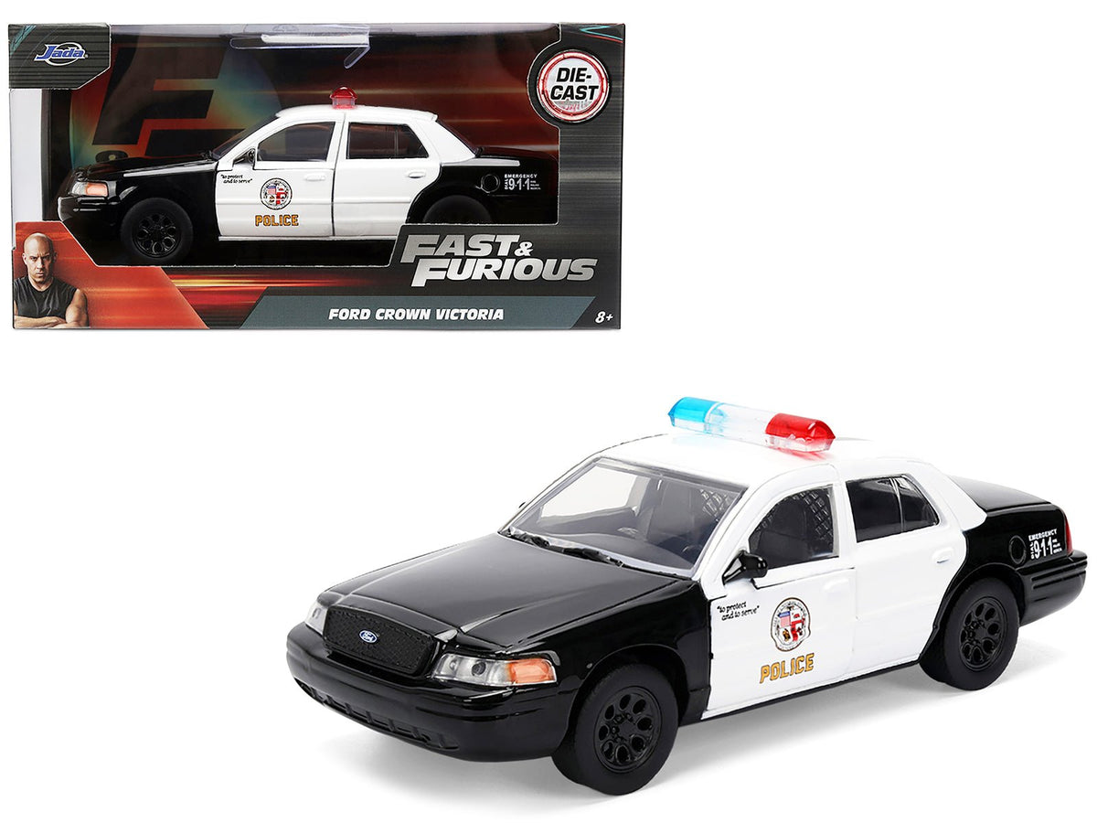 Rapid Vehicles Ford Crown Victoria "LAPD (Los Angeles Police Department) Black and White "The...