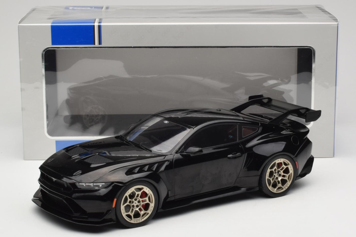 MCG 2025 Ford USA Mustang GTD 5.2L V8 Coupe Black 1:18