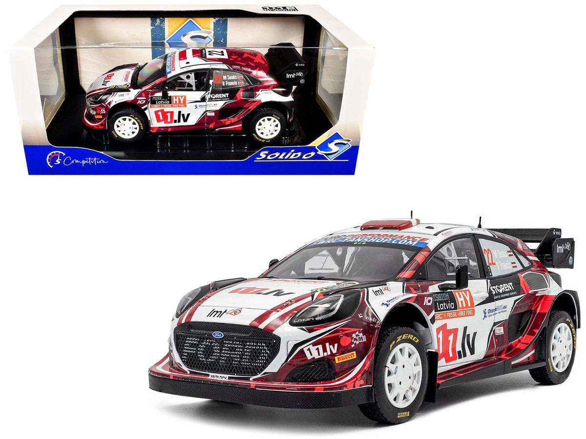 Rapid Vehicles Ford Puma Rally1 #22 Martins Sesks - Renars Francis "Rally Latvia" (2024)...