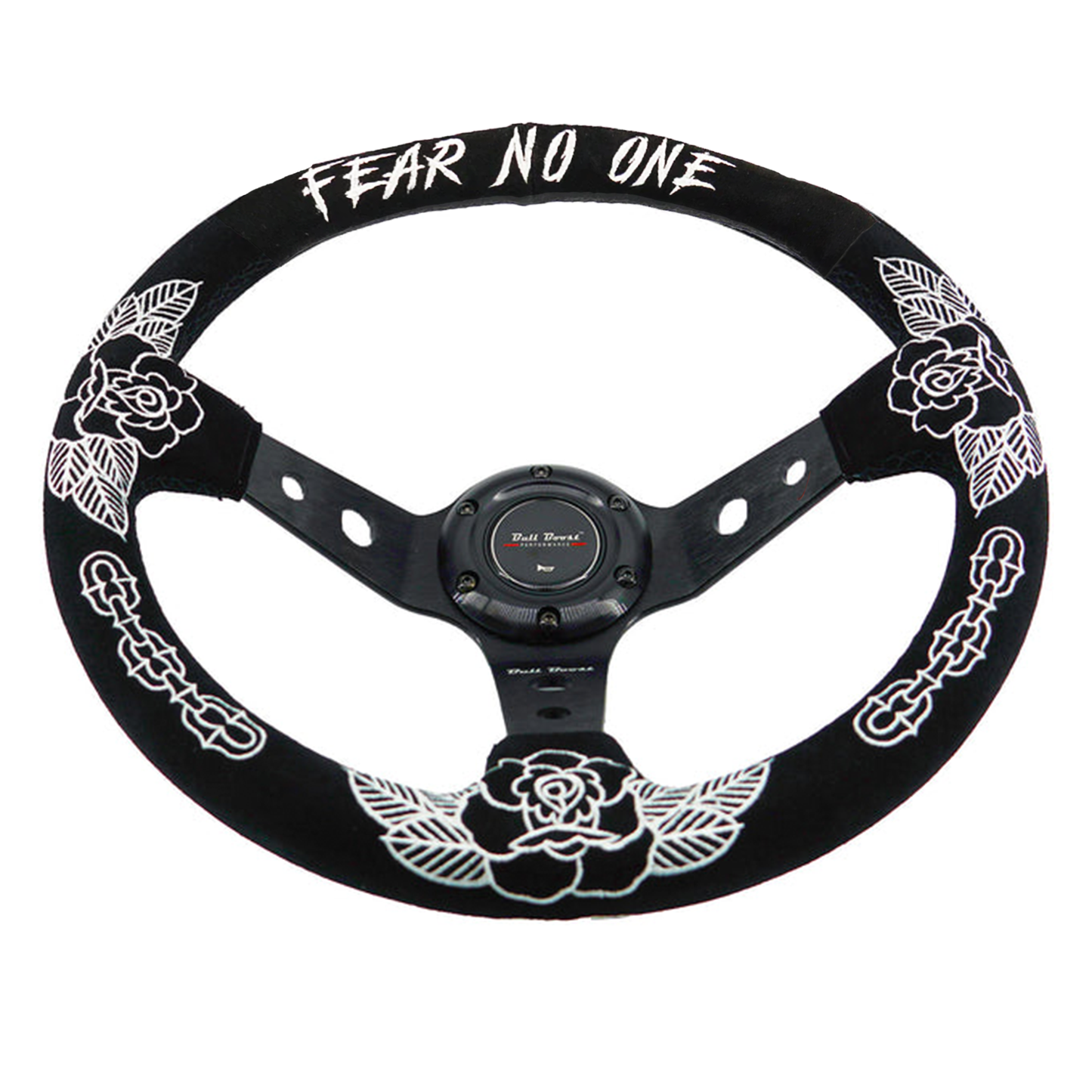 BW Rose 350MM Steering Wheel + Hub Adapter Kit For Subaru Impreza WRX