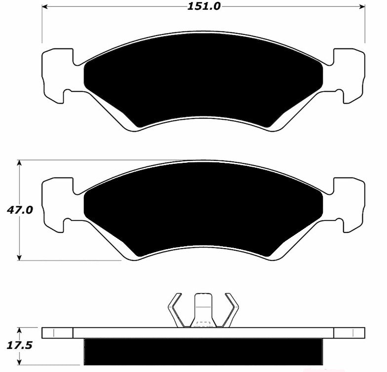 Porterfield Brake Pads for 1988 FERRARI 328 GTS