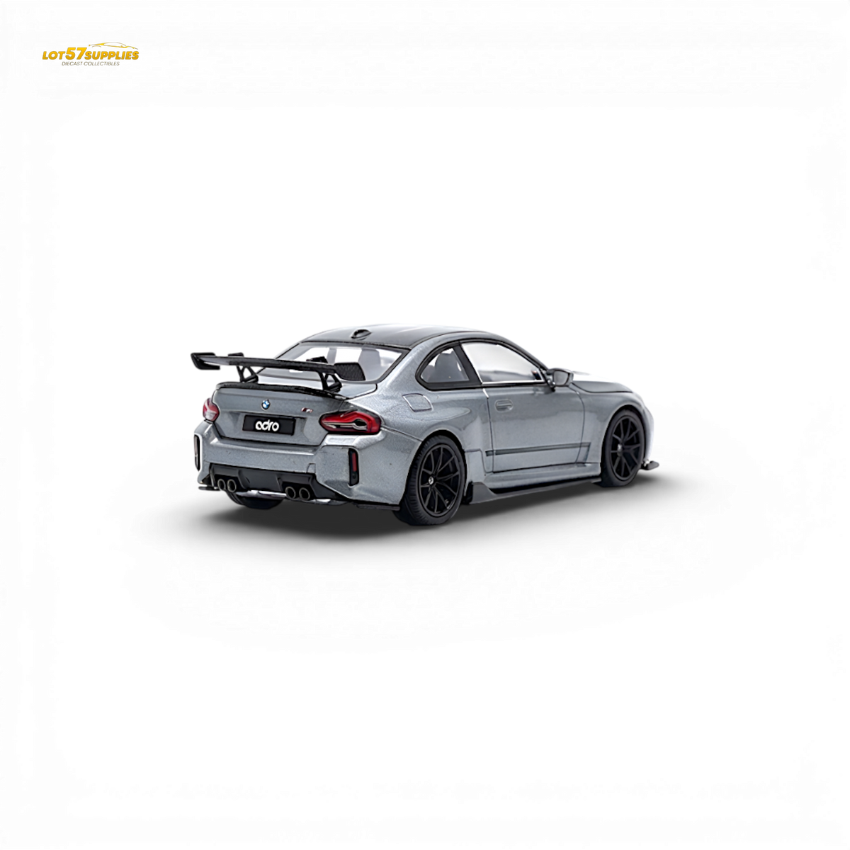 (Pre-Order) SW BMW G87 M2 ADRO - Low Tail Titanium Grey 1:64