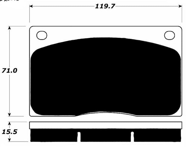 Porterfield Brake Pads for 1981 JAGUAR XJ 6