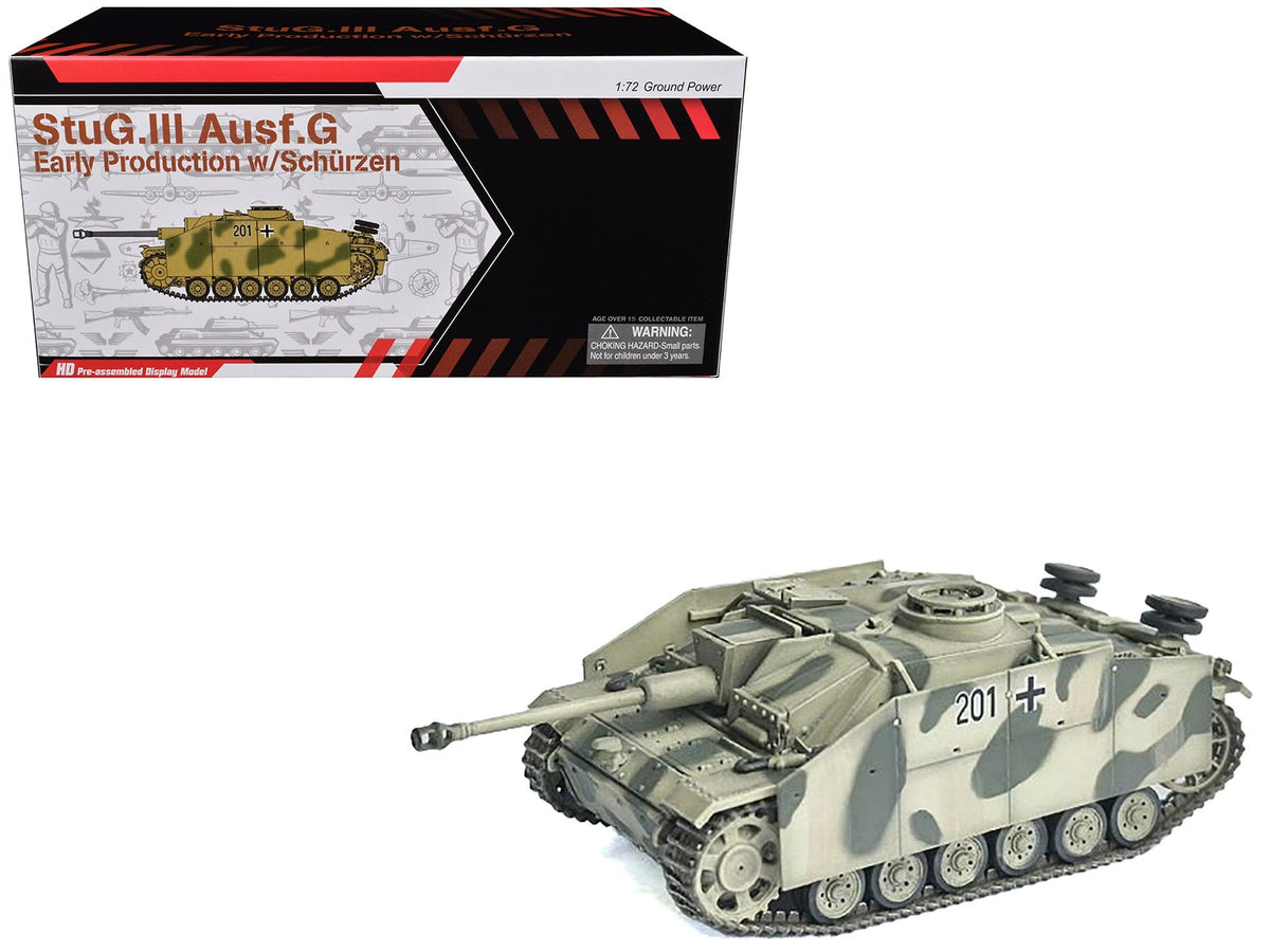 Rapid Vehicles Germany StuG.III Ausf.G Early Production Tank with Schurzen #201 "StuG Brigade 242...