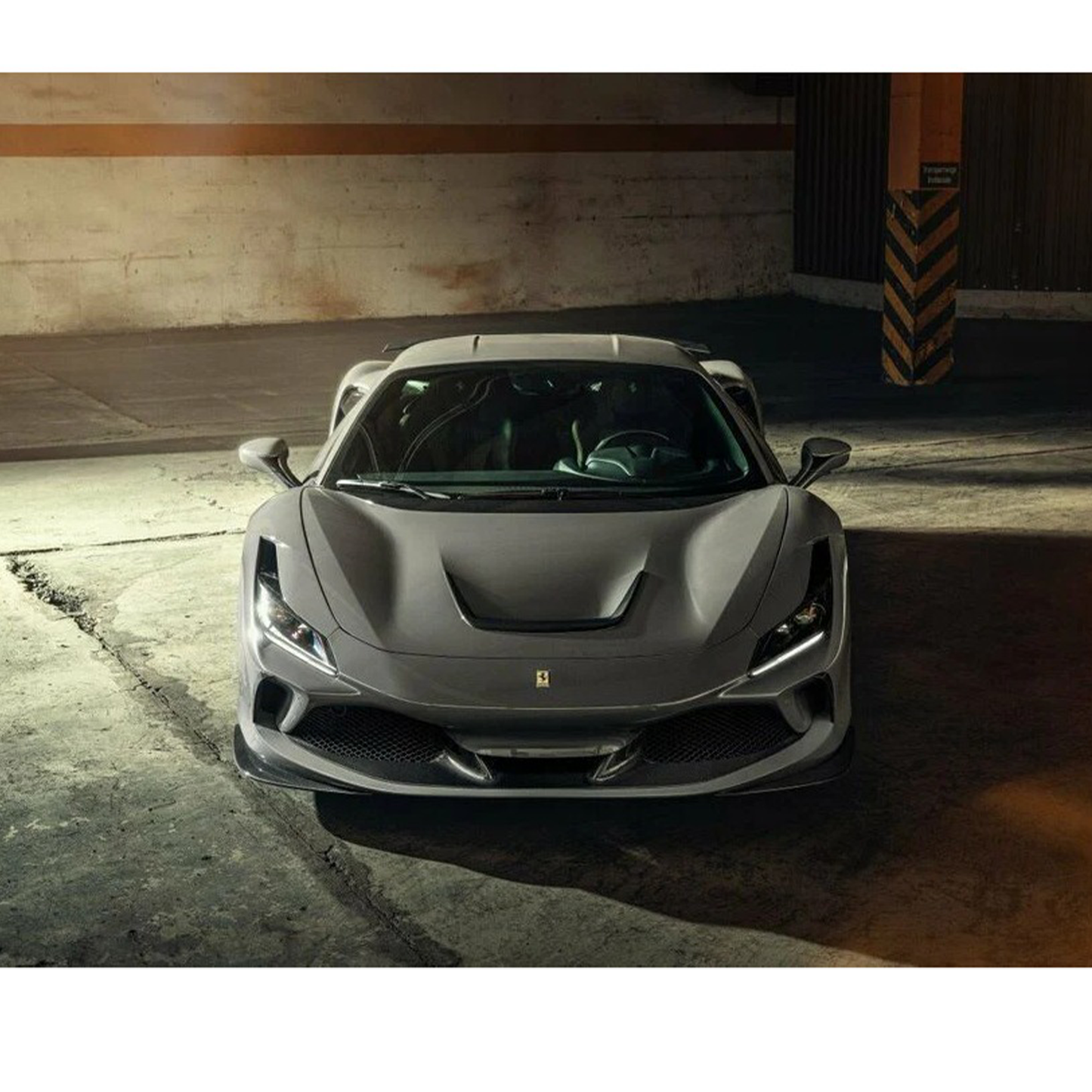 Carbon Fiber Front Bumper Lip Cover for Ferrari F8 Tributo