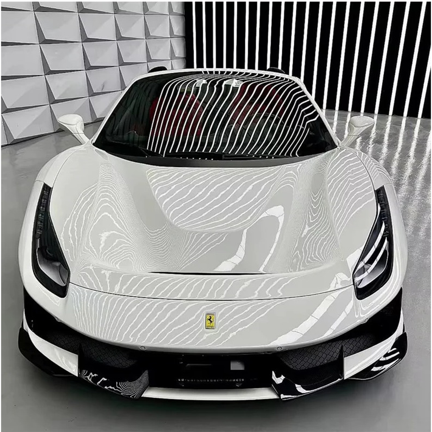488 Pista Style Carbon Fiber Full Conversion Kit for Ferrari 488