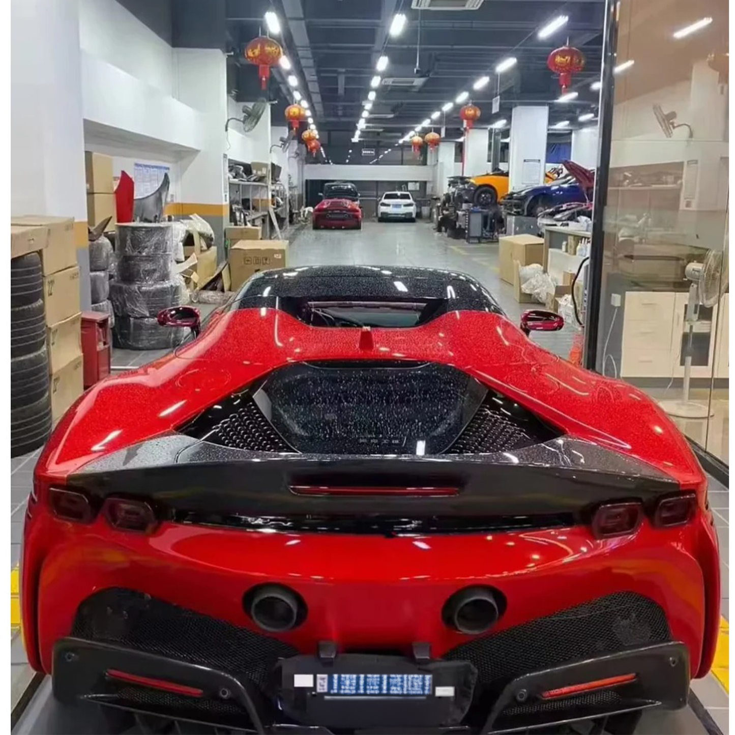 Prepreg Carbon Fiber OEM Style Aero Body Kit for Ferrari SF90