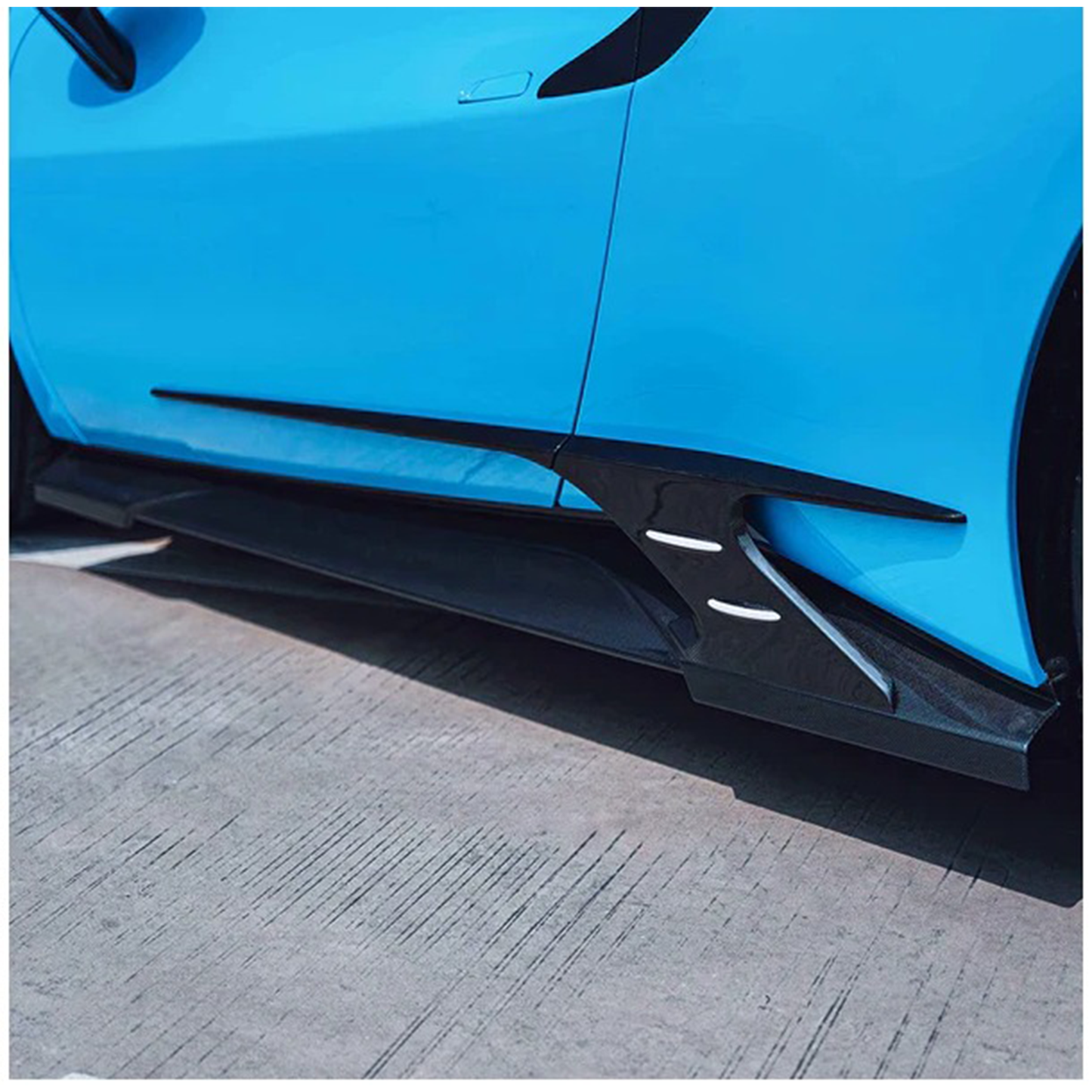 Dry Carbon Fiber Lower Side Skirts for Ferrari 296 GTB
