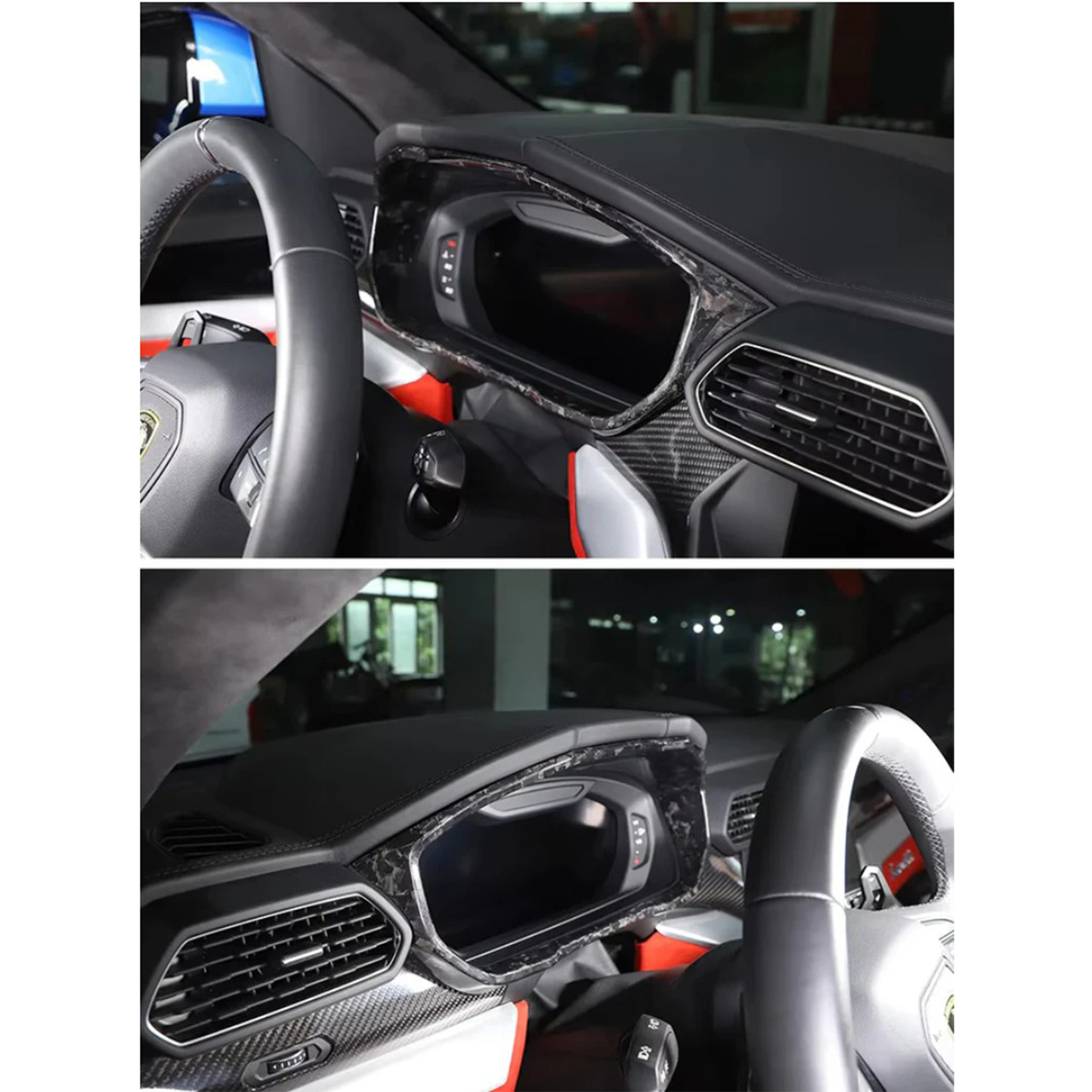 Dry Carbon Fiber Dashboard Trim Cover Lamborghini Urus