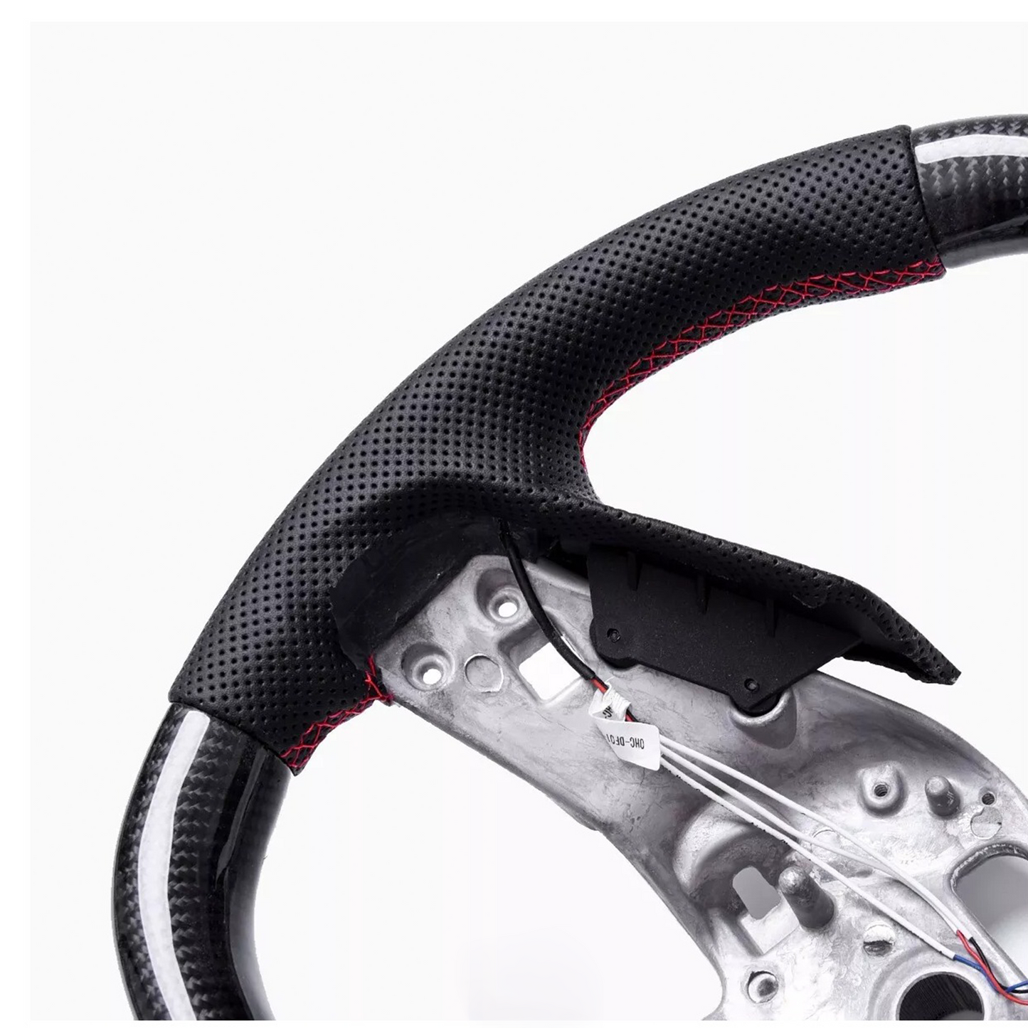 OEM Carbon Fiber LED Heated Steering Wheel for Chevrolet Corvette C8 Z51 Z06