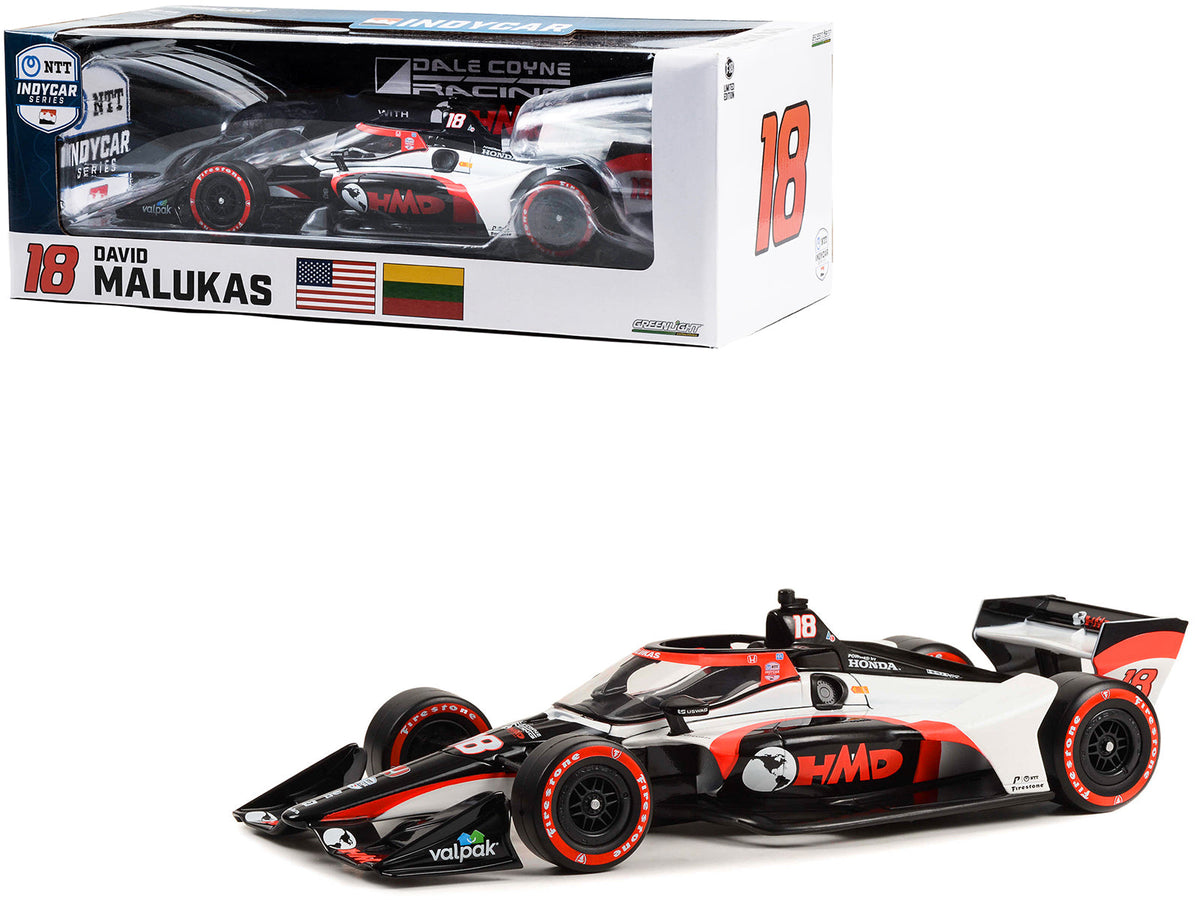Rapid Vehicles Dallara IndyCar #18 David Malukas "HMD Trucking" Dale Coyne Racing with HMD...