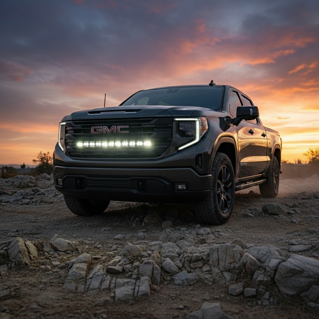 M&R Automotive 2019+ GMC Sierra 1500 40in Light Bar PRO - View 3