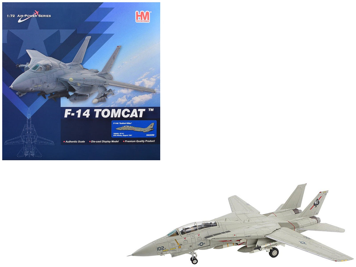 Rapid Vehicles Grumman F-14A Tomcat Fighter Aircraft "Sukhoi Killer VF-41 Black Aces USS Nimitz"...