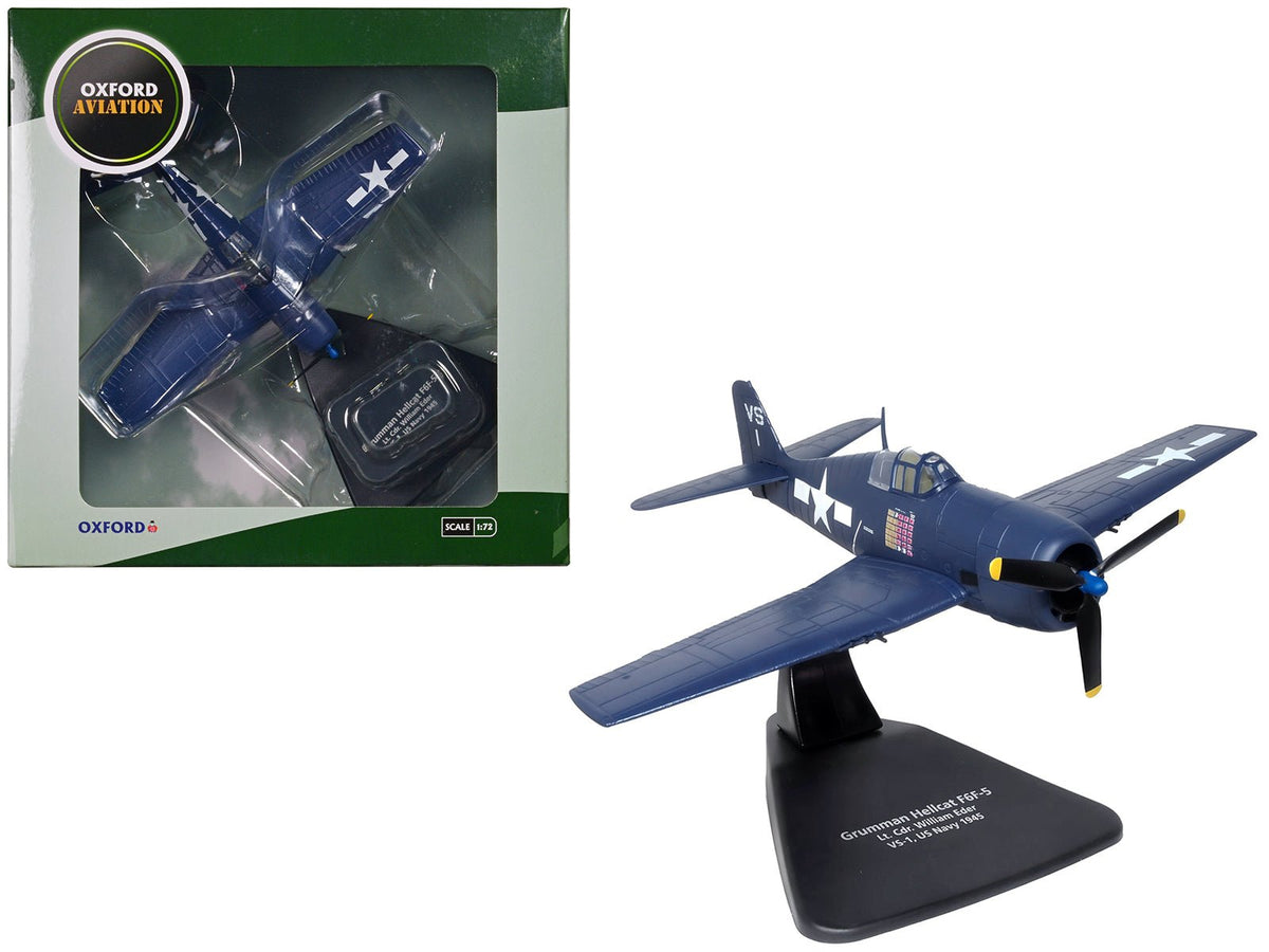 Rapid Vehicles Grumman Hellcat F6F-5 Fighter Aircraft "Lt. Cdr. Willard E. Eder VS-1" (1945)...
