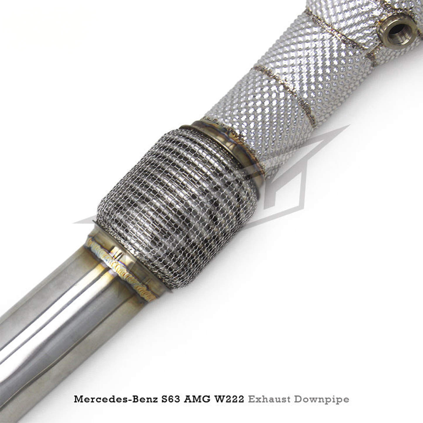 High Flow Catted Stainless Steel Downpipe for Mercedes Benz S560 S580 4.0T