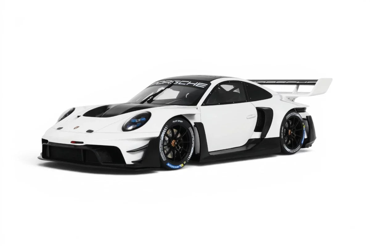 GT Spirit 2023 Porsche 911 992 GT3 R Rennsport White 1:18