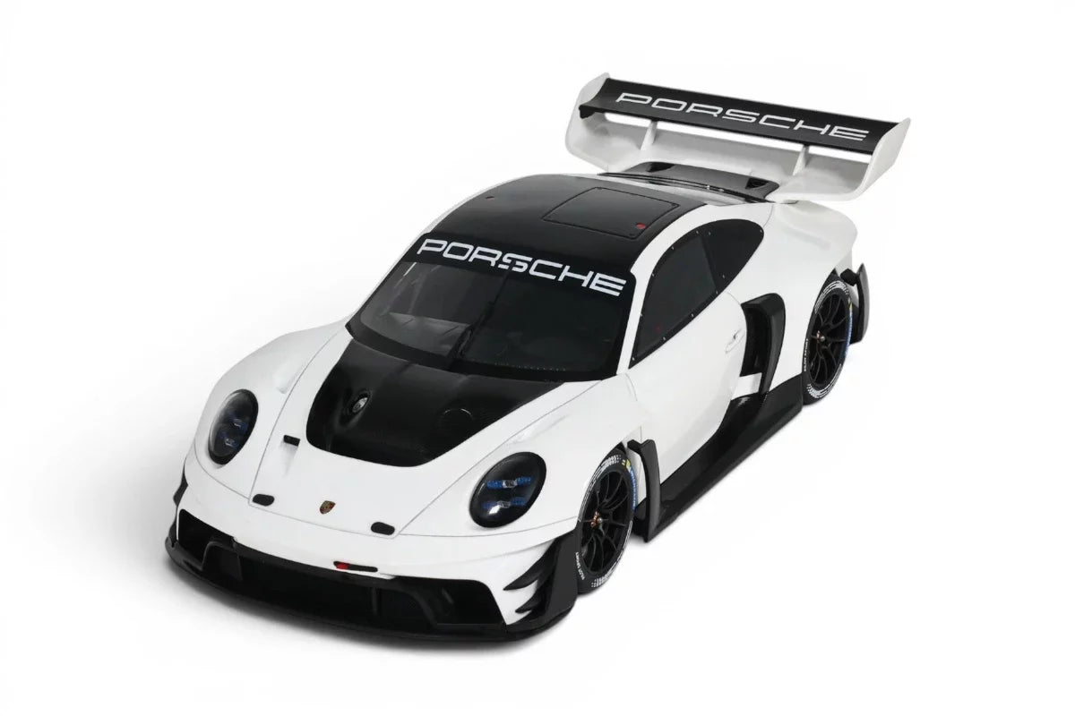 GT Spirit 2023 Porsche 911 992 GT3 R Rennsport White 1:18