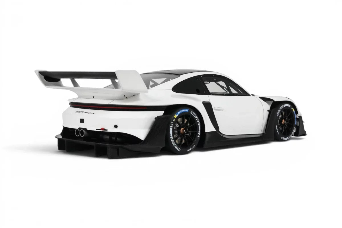 GT Spirit 2023 Porsche 911 992 GT3 R Rennsport White 1:18
