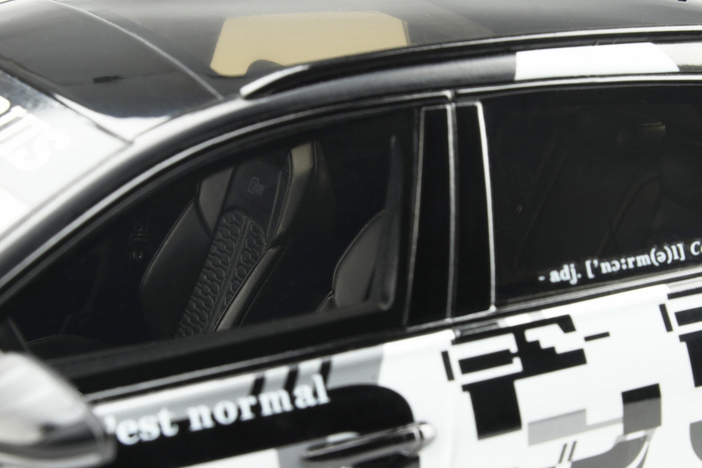 GT Spirit 2020 Audi RS6 Avant C8 Jon Olsson's Leon Black & White Camo 1:18 Resin
