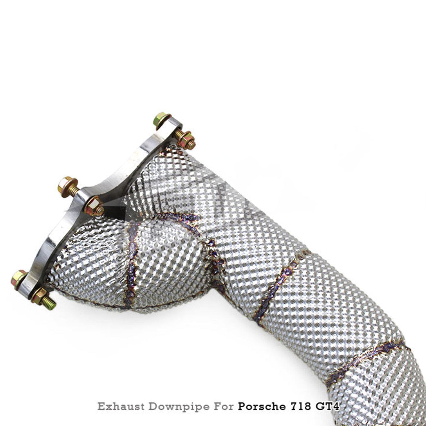 High Flow Exhaust Downpipe for Porsche Cayman 718 GT4 RS 4.0L 2022-2025 Catless