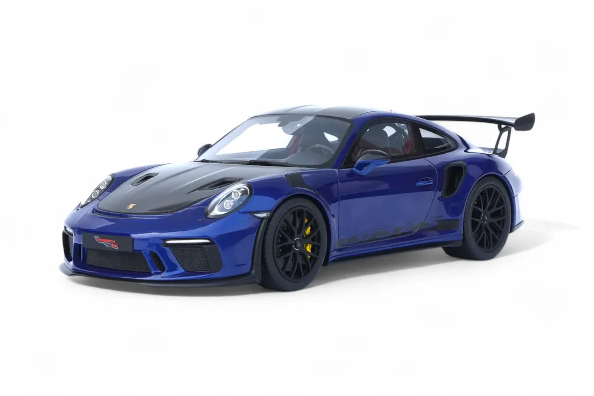 GT Spirit 2018 Porsche 911 991.2 GT3 RS San Marino Blue w/ Carbon 1:18