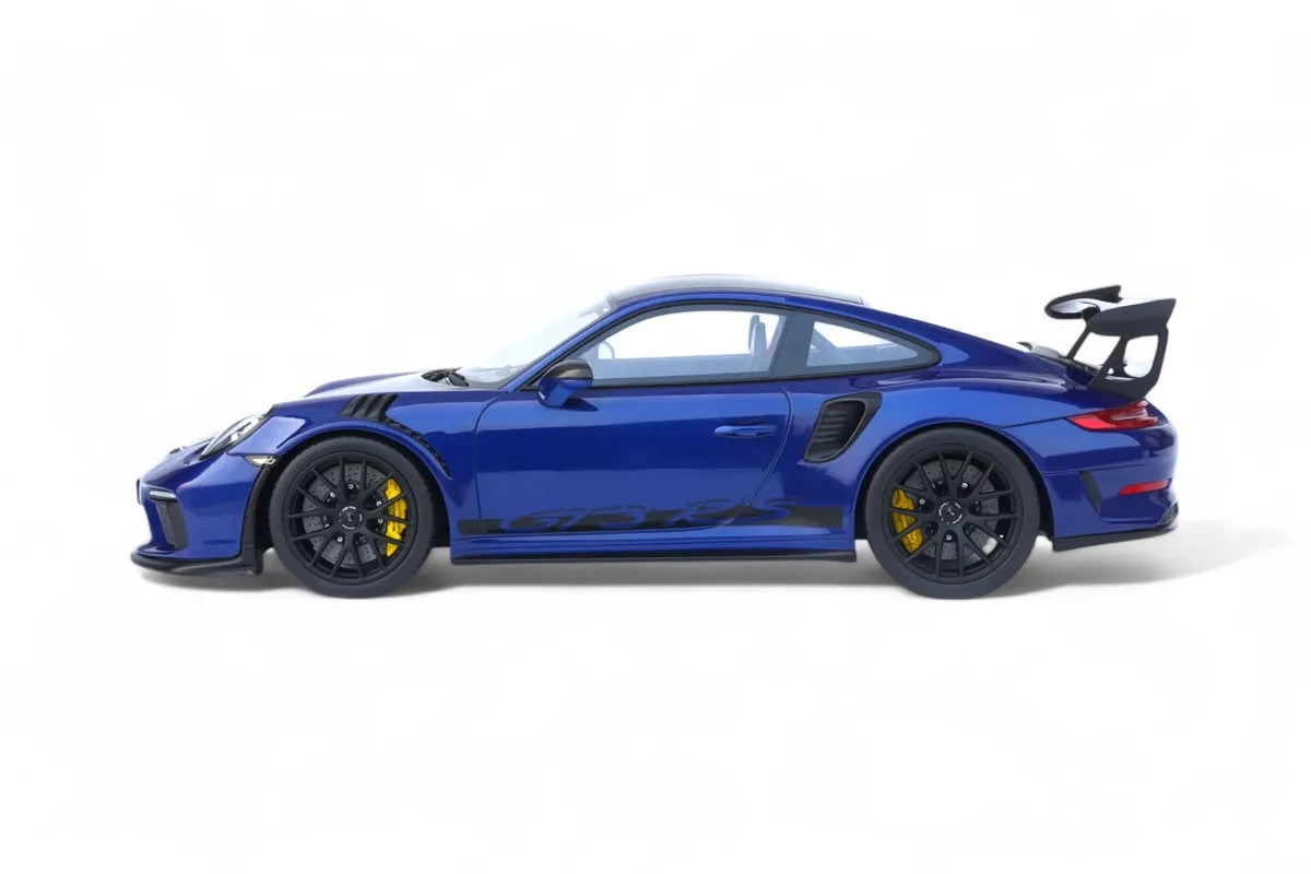 GT Spirit 2018 Porsche 911 991.2 GT3 RS San Marino Blue w/ Carbon 1:18