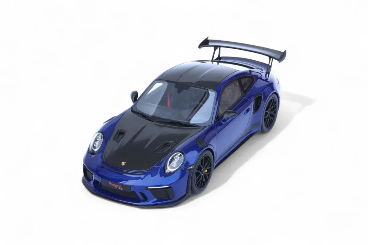 GT Spirit 2018 Porsche 911 991.2 GT3 RS San Marino Blue w/ Carbon 1:18