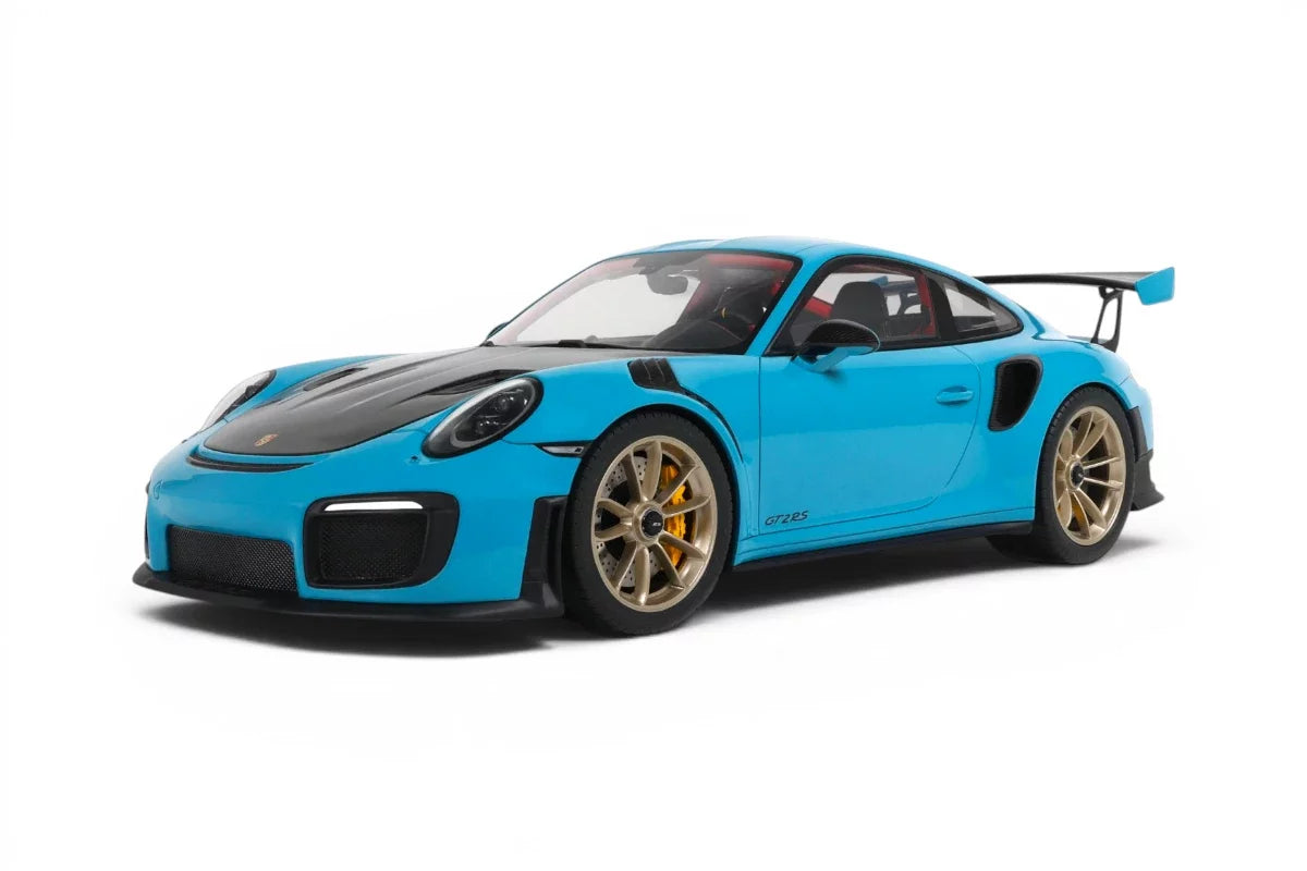 GT Spirit 2018 Porsche 911 991.2 GT2 RS Weissach Package Miami Blue 1:12