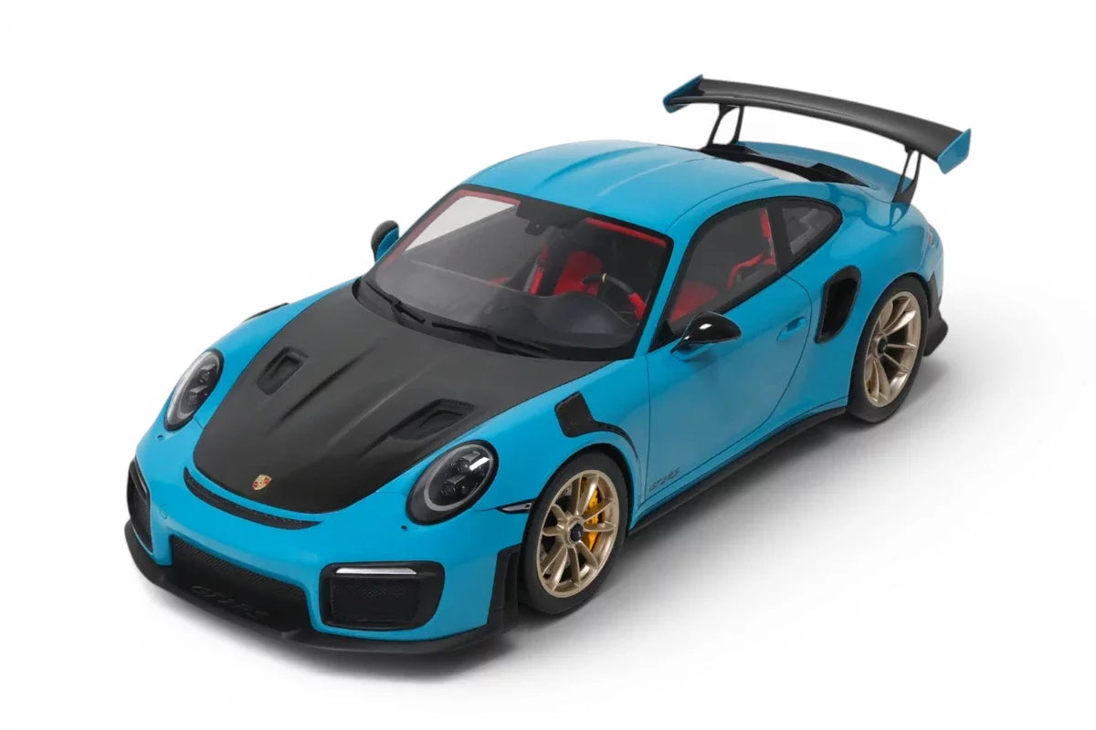 GT Spirit 2018 Porsche 911 991.2 GT2 RS Weissach Package Miami Blue 1:12