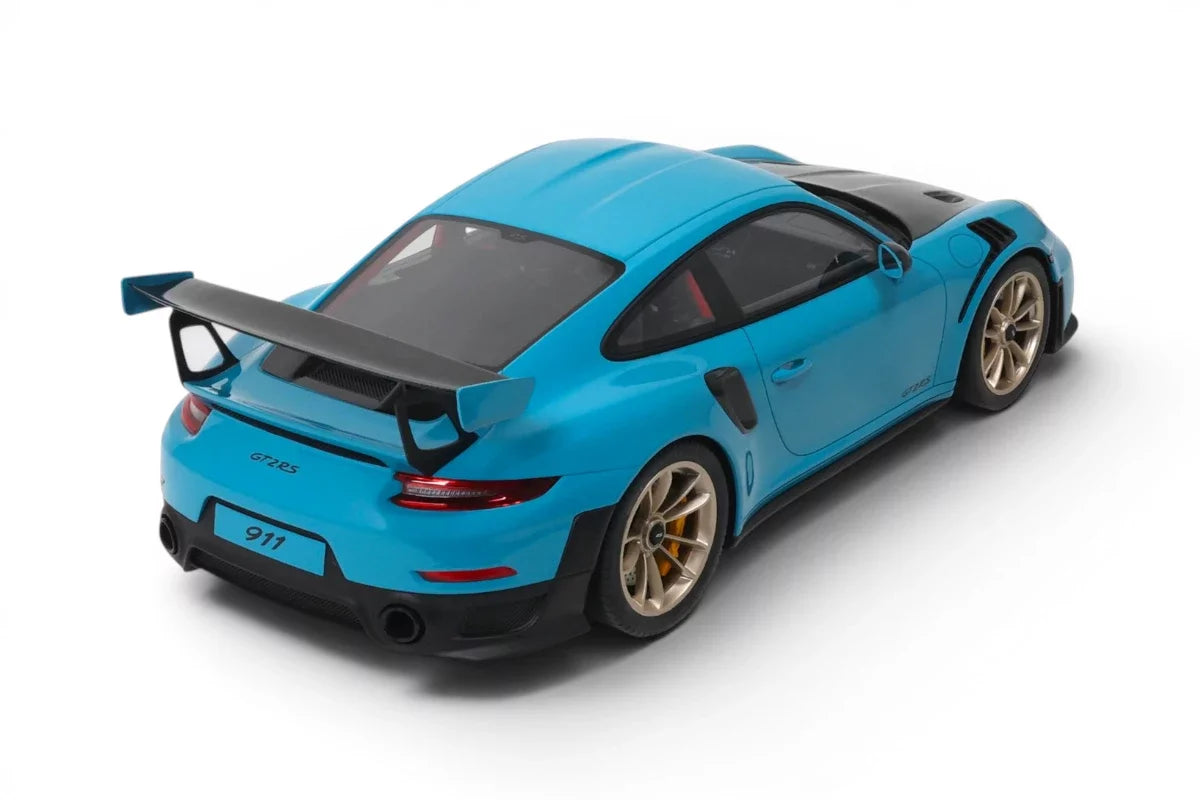 GT Spirit 2018 Porsche 911 991.2 GT2 RS Weissach Package Miami Blue 1:12