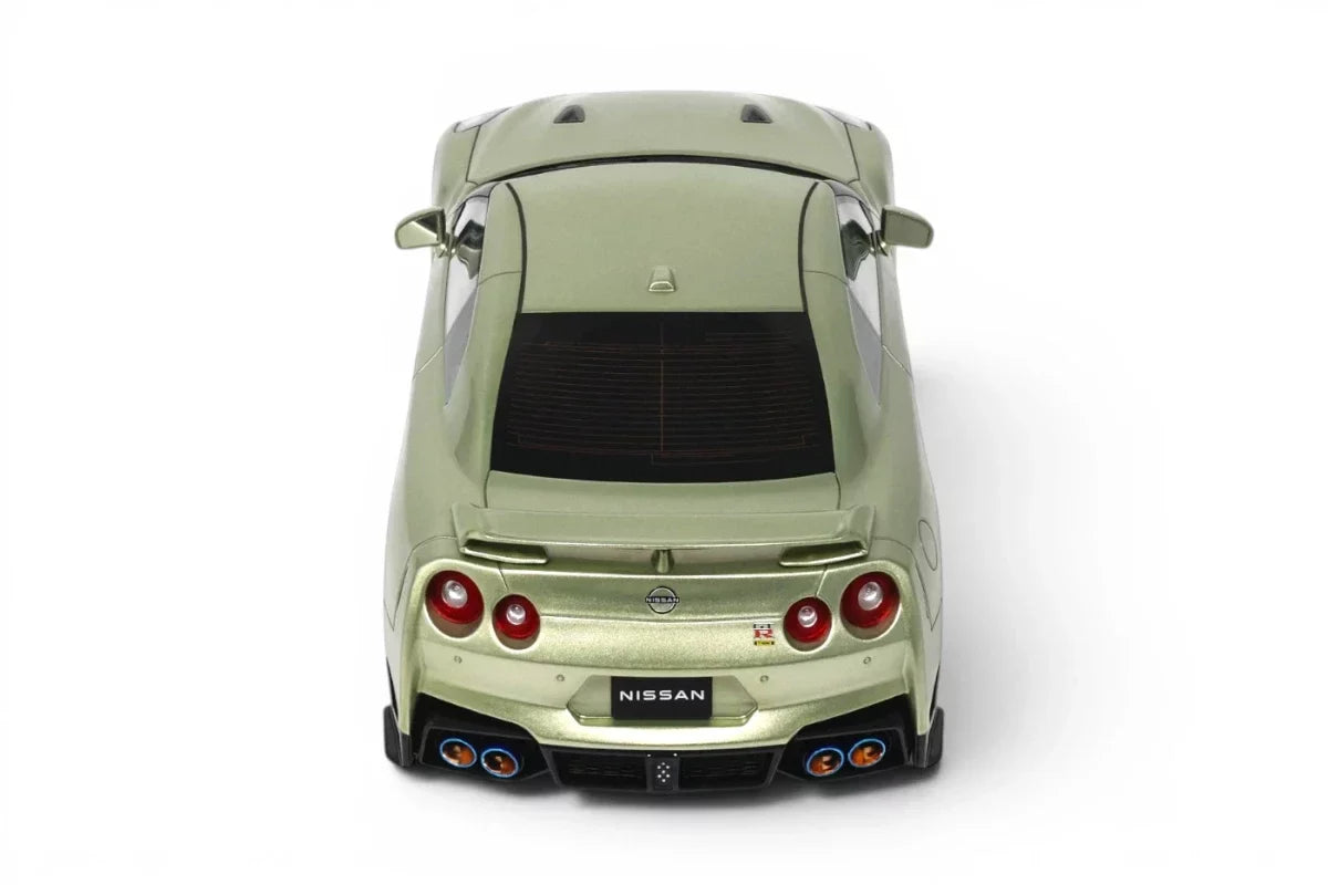 STM Diecast GT Spirit 2024 Nissan GT-R (R35) Skyline T-Spec Premium Edition Millenium Jade Green...